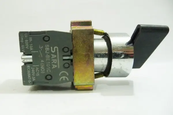 Black Rotary Switch, SB2-BE101C, IEC60, SARA